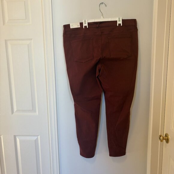 Maurices denim flex jeggings mid rise Size 22W Brown NWT - Picture 6 of 8